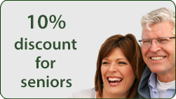 10% seniors' discount